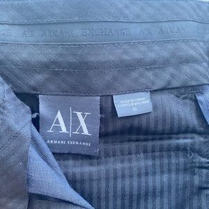Mens Armani Exchange Dark Blue pants with lining Size 30